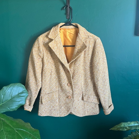 Vintage Blazer (mustard yellow) - Picture 1 of 3